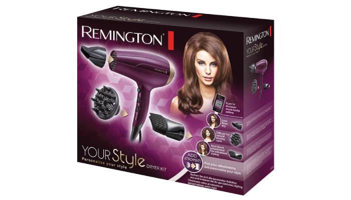Uscator de par Remington Your Style D5219, 2300 W, 2 viteze, 3 trepte temperatura